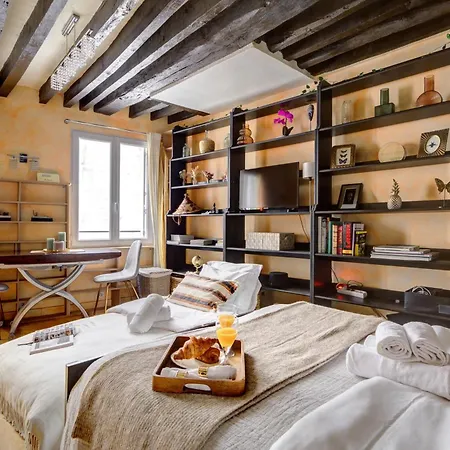 Daire Flat Pompidou & Le Marais Paris